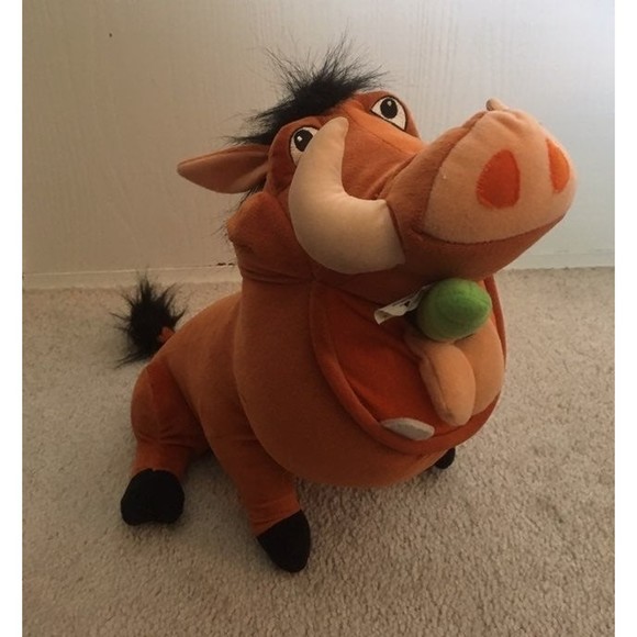 Feed Me Pumba fron lion king Talking Plush Disney - Picture 1 of 4